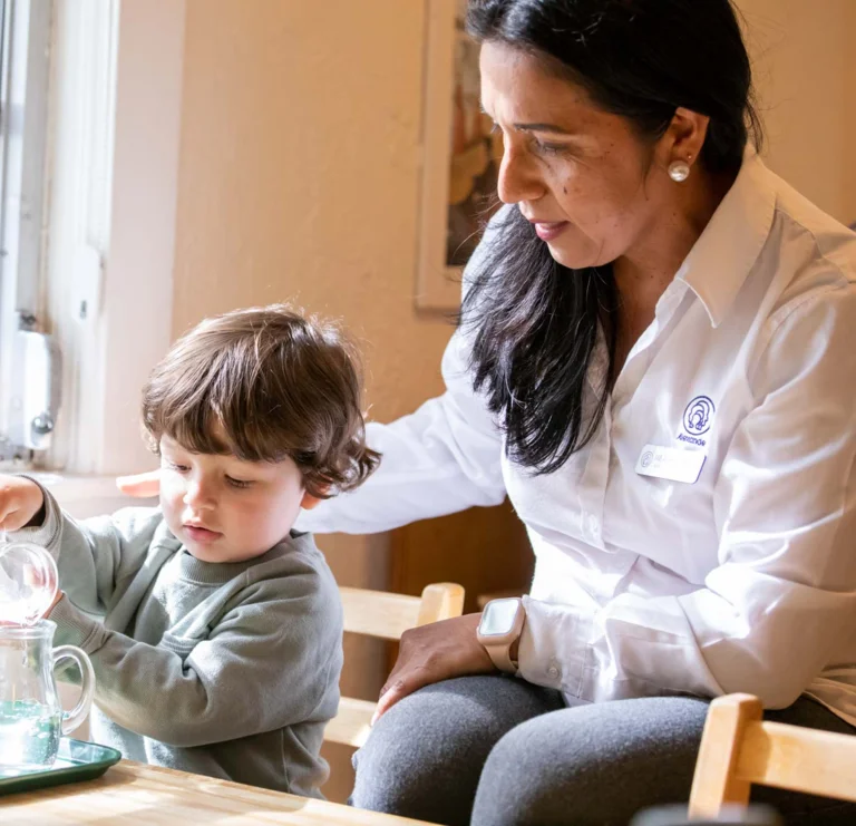 An accredited Montessori school