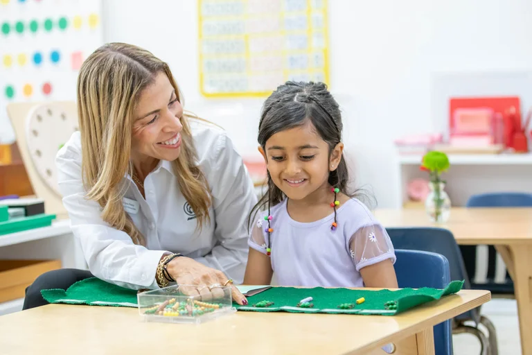 Montessori-trained teachers