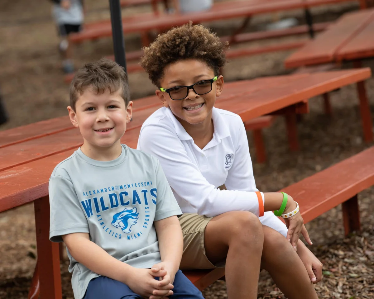 Lower School students at Alexander Montessori School